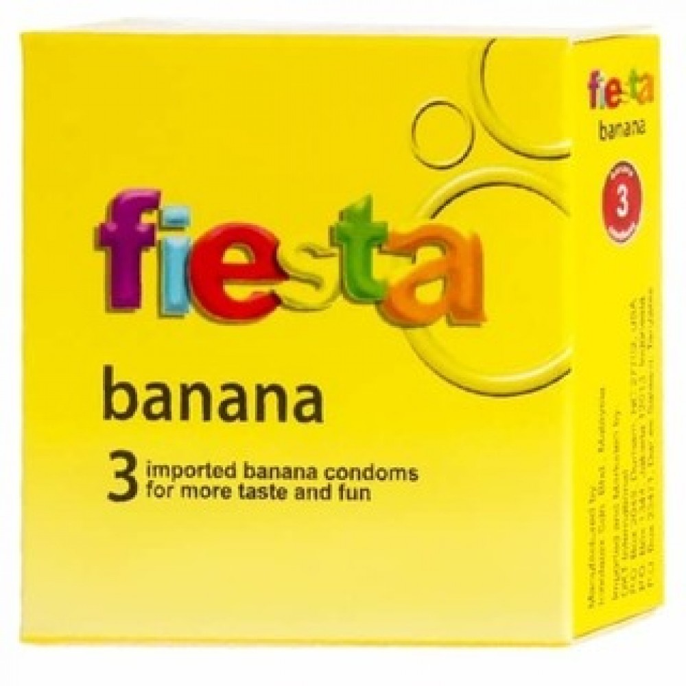 Fiesta Kondom Banana - 3 Pcs