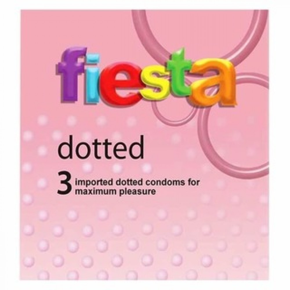 Fiesta Kondom Dotted - 3 Pcs