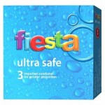 Fiesta Kondom Ultra Safe - 3 Pcs